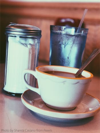 coffee at a diner