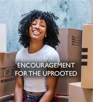 Encouragement for the uprooted woman