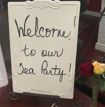 Here's an alt tag for the image: Welcome to our sea party!