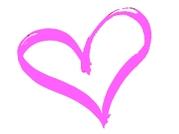 Here's an alt tag for the image: Pink hand-drawn heart symbol.